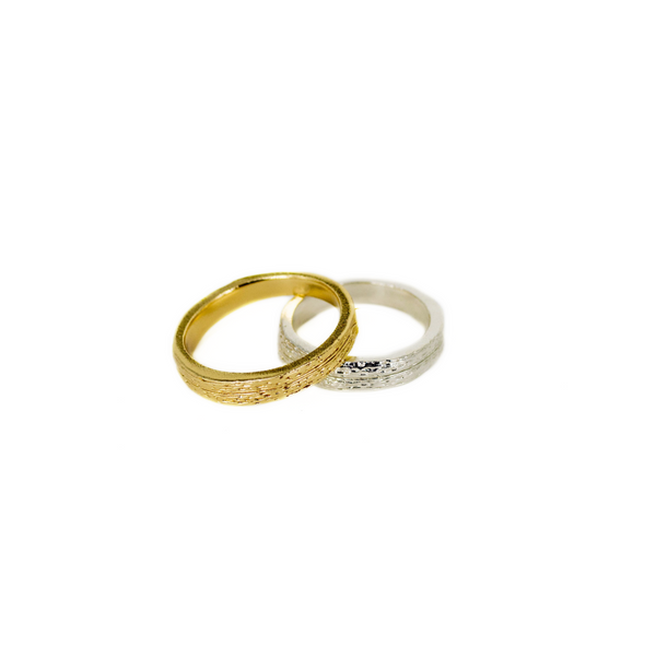 Armadillo Shell Ring (1/2 Width Band)