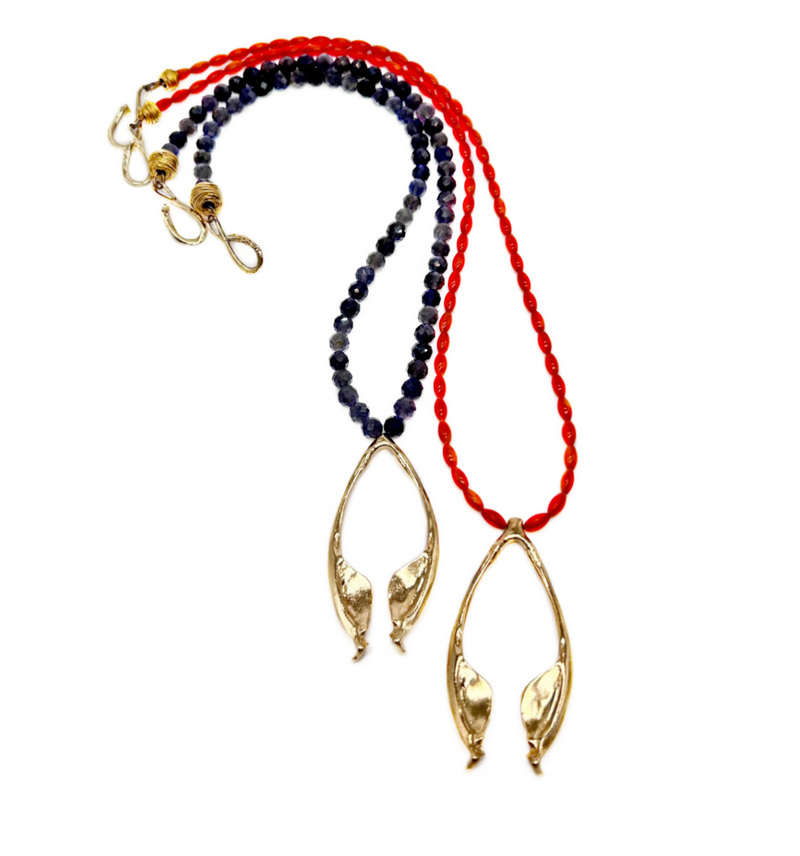 Rattlesnake Jawbone Pendant Necklace