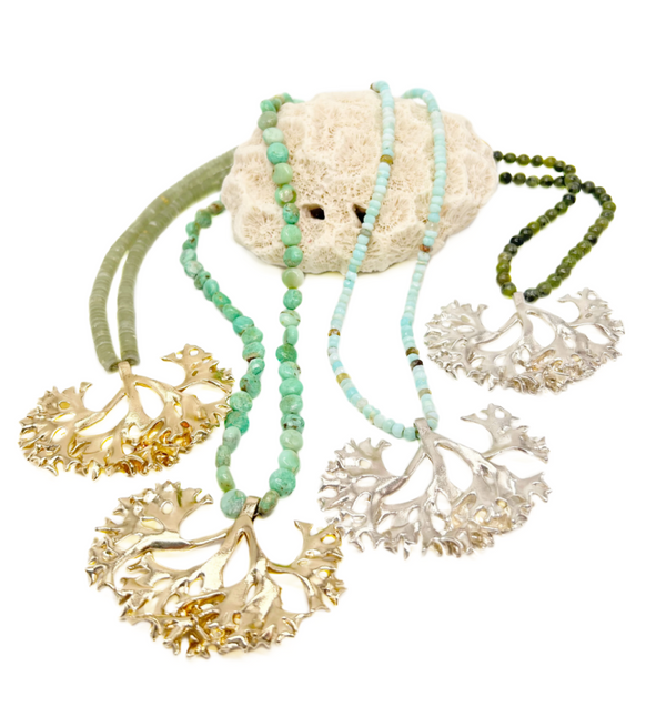 Seaweed Pendant Necklace