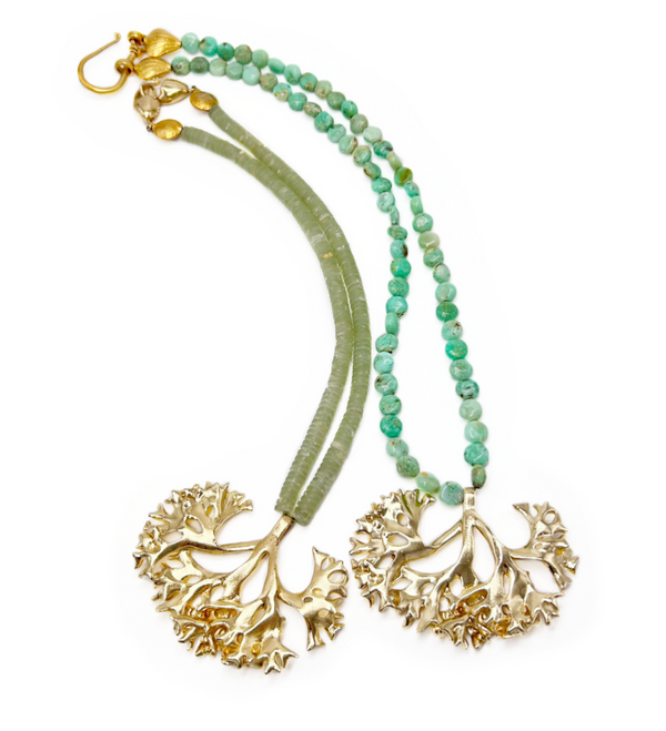 Seaweed Pendant Necklace