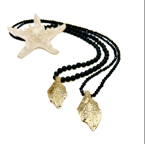 Garfish Scale Pendant Necklace