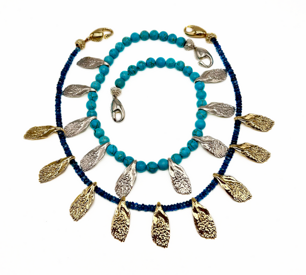Garfish Scale Necklace