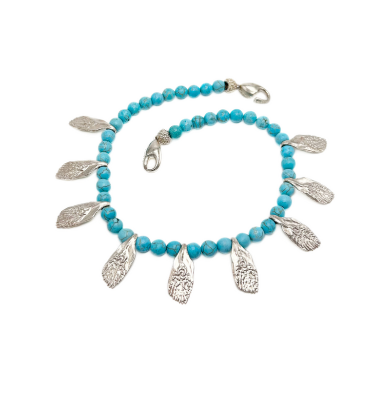 Garfish Scale Necklace