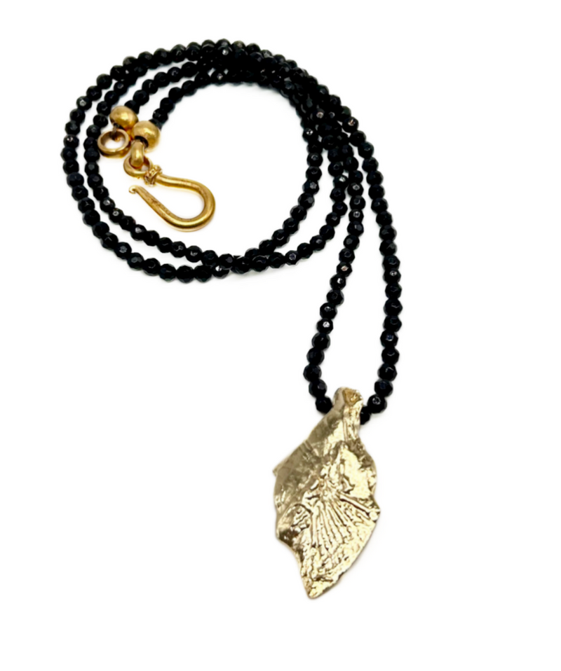 Garfish Scale Pendant Necklace