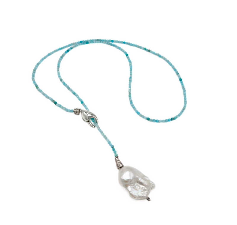 Baroque Pearl  Adjustable Necklace