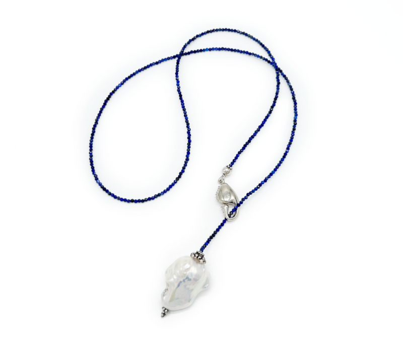 Baroque Pearl  Adjustable Necklace