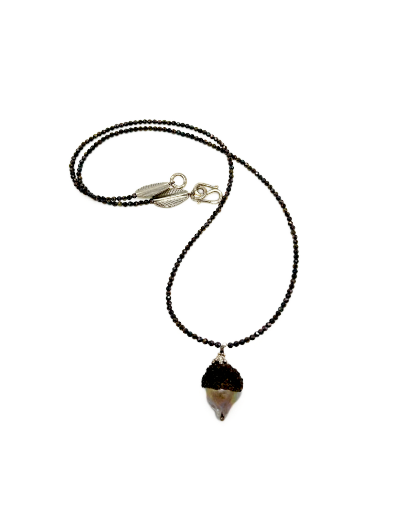 Baroque Pearl Acorn Pendant Necklace – Gogo Inc.