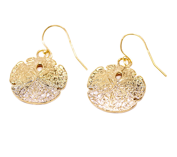 Sand Dollar Earrings - Wire