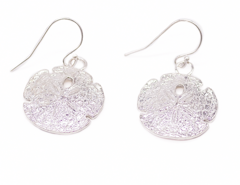 Sand Dollar Earrings - Wire