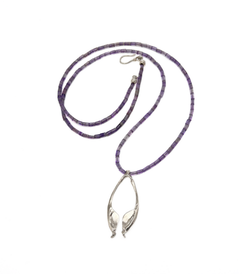 Rattlesnake Jawbone Pendant Necklace