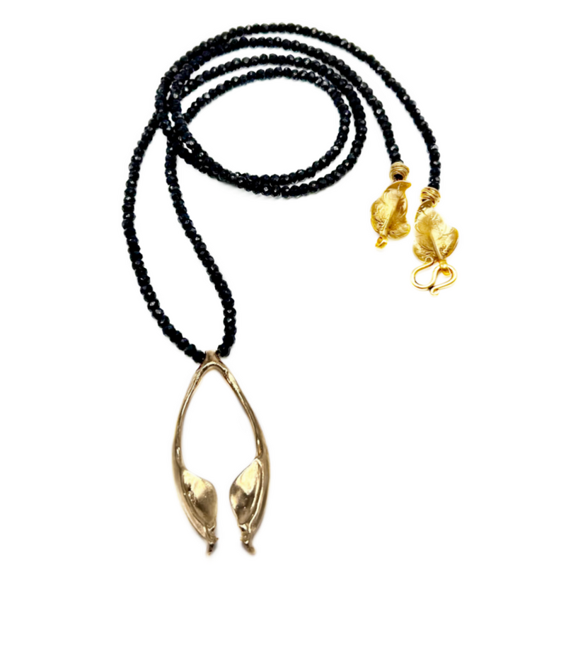 Rattlesnake Jawbone Pendant Necklace