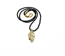 Garfish Scale Pendant Necklace
