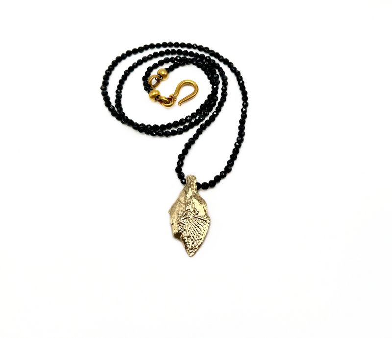 Garfish Scale Pendant Necklace