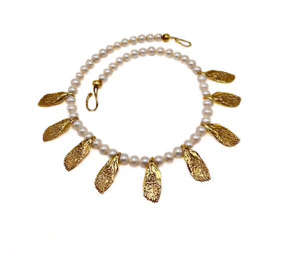 Garfish Scale Necklace