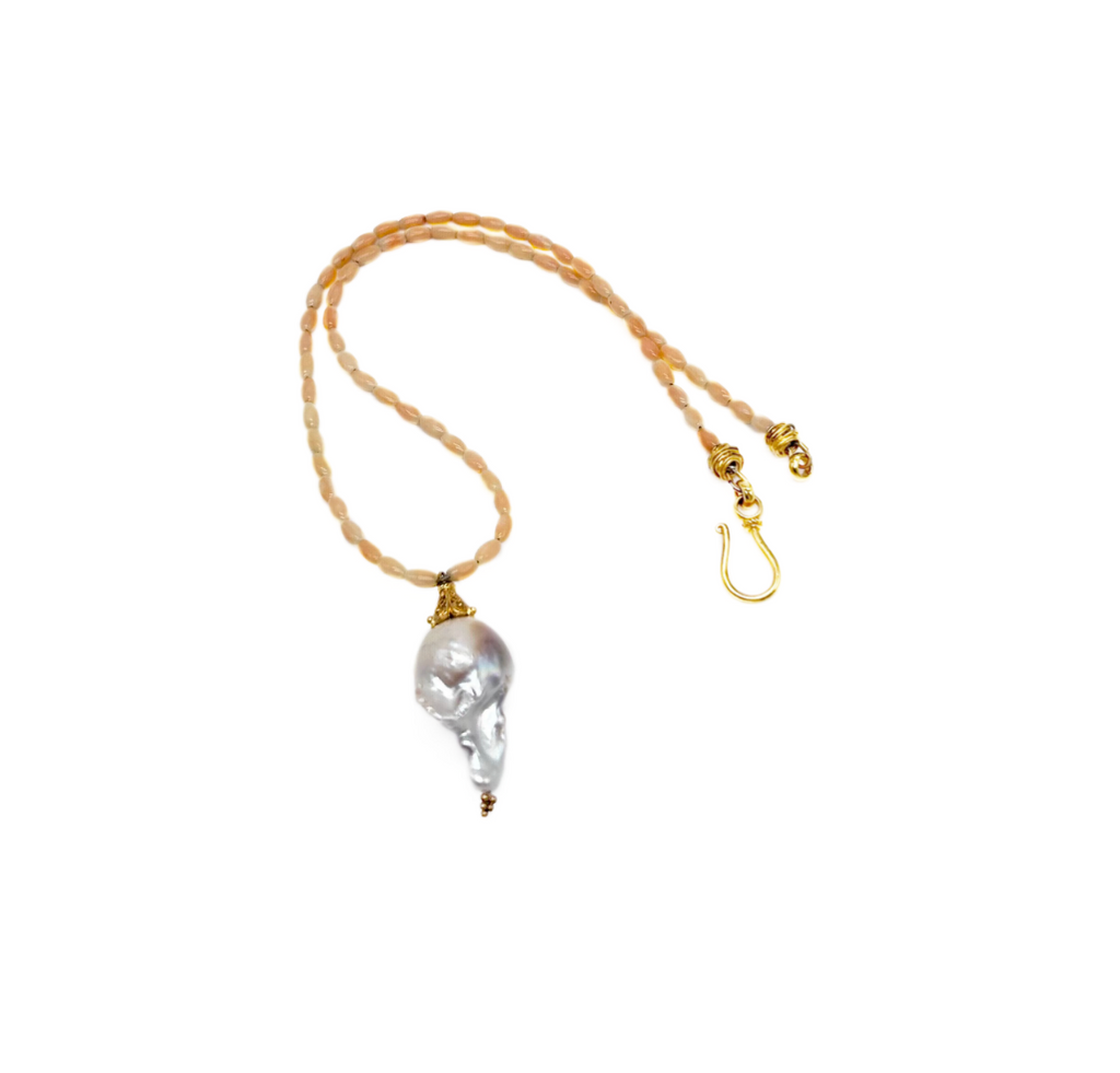 アクセサリー gogodarlin Baroque Pearl Pendant Necklace – Gogo Inc.