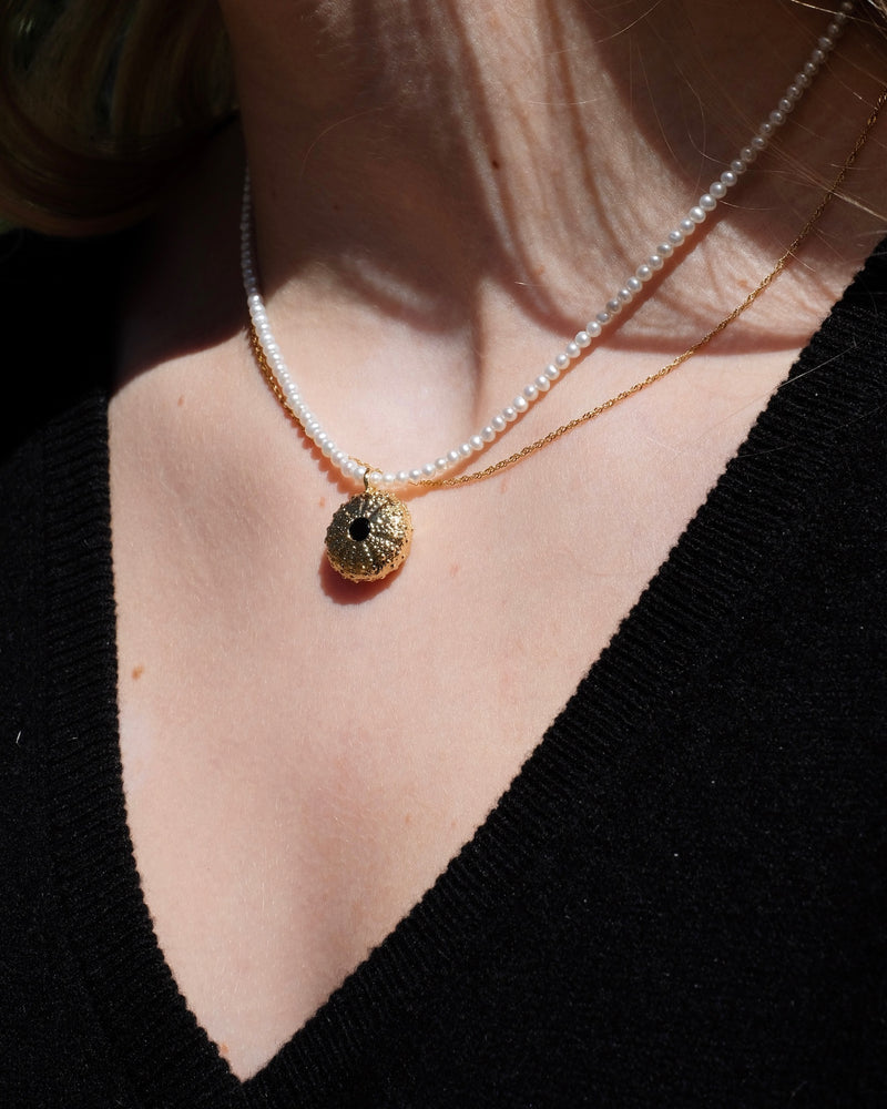 Sea Urchin Pendant Necklace - Single