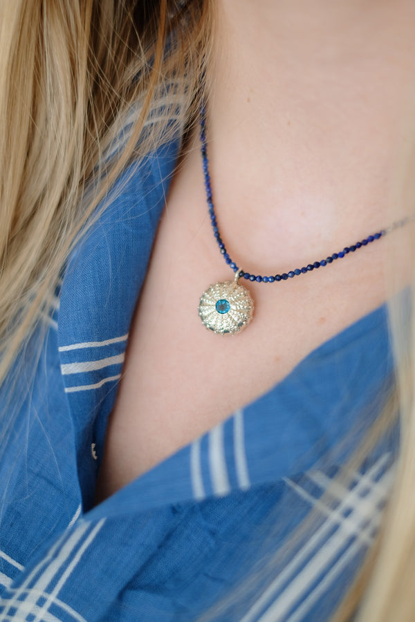 Sea Urchin Pendant Necklace - Single