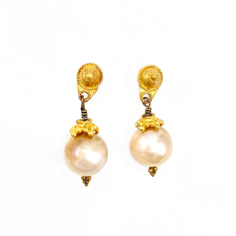 Baroque Pearl Drop Earrings