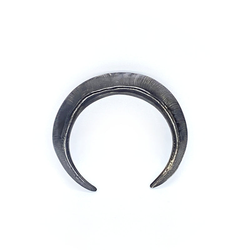 Single Oxidized Small Boar Tusk Pendant Slide Gogo Jewelry