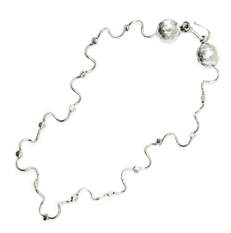 worm encasement necklace sterling silver gogo jewelry