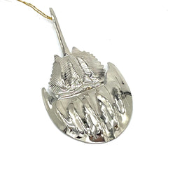 Horseshoe Crab Ornament Silver Gogo Jewelry