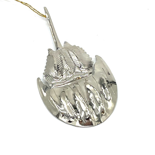 Horseshoe Crab Ornament Silver Gogo Jewelry