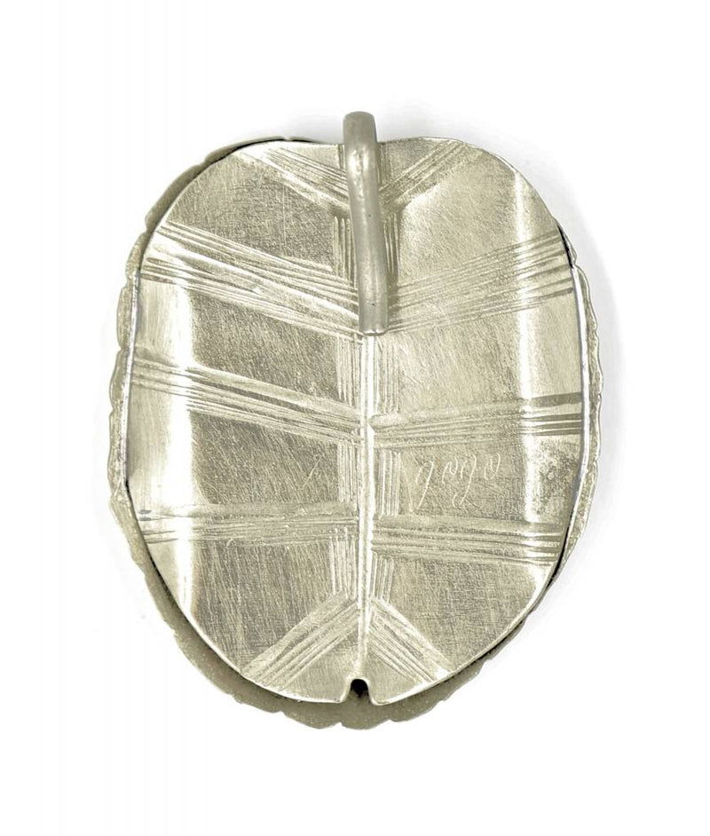 turtle shell enhancer pendant alpaca hand forget bottom view gogo jewelry