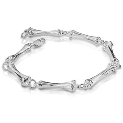 alligator toe bone bracelet sterling silver 7 digit gogo jewelry