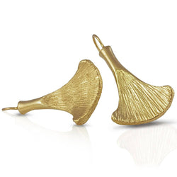 armadillo scapula earrings 14k gold wire gogo jewelry