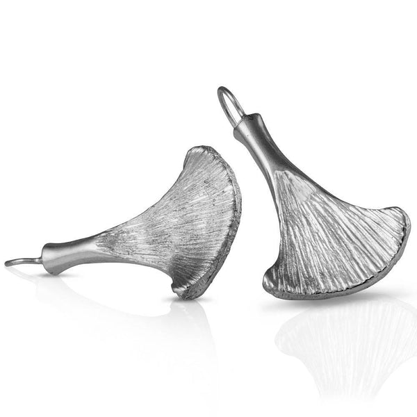 armadillo scapula earrings sterling silver wire gogo jewelry