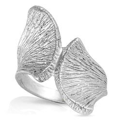 armadillo scapula ring sterling silver gogo jewelry