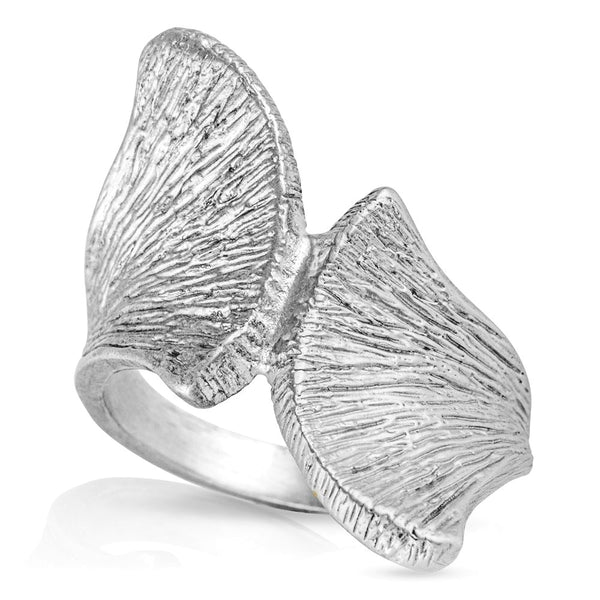 armadillo scapula ring sterling silver gogo jewelry