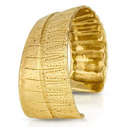 armadillo shell cuff gold vermeil gogo jewelry