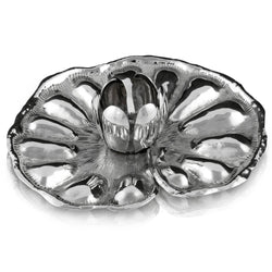 Guanacaste Seed Pod Candle Holder Silver