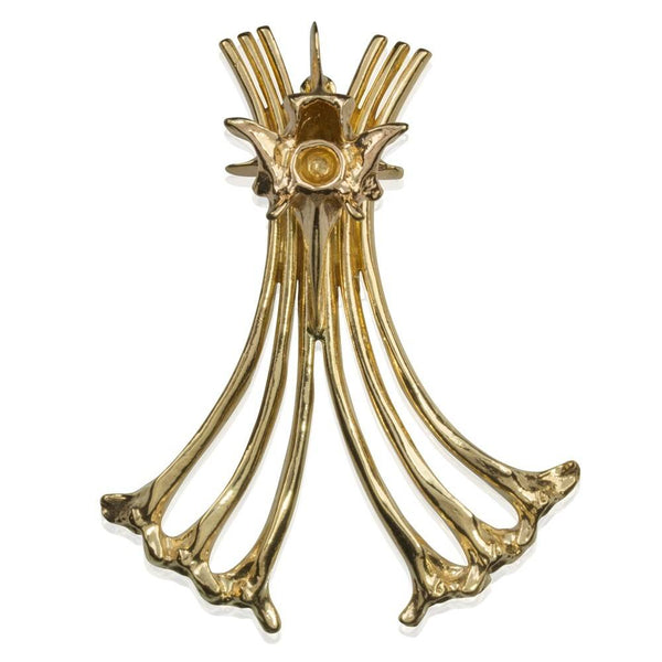 14k Vermeil Gold Gogo Logo Pendant Enhancer Gogo Jewelry