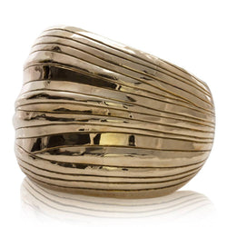 tumbaga palm frond cuff top view on white background