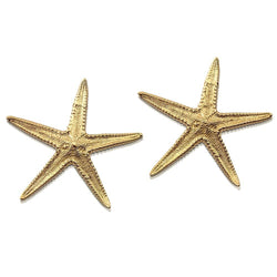 starfish earrings 14k gold post gogo jewerly