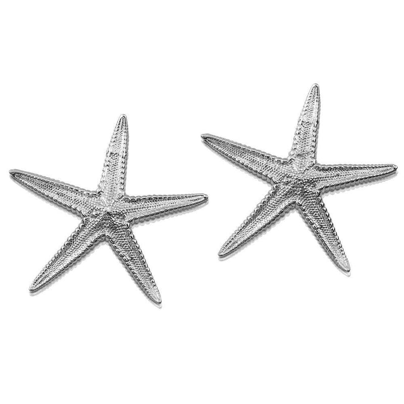 starfish earrings sterling silver post gogo jewelry