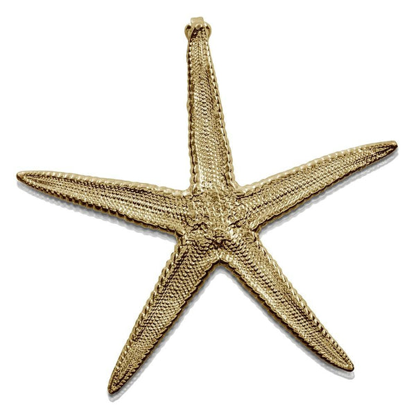 large starfish enhancer 14k gold gogo jewelry