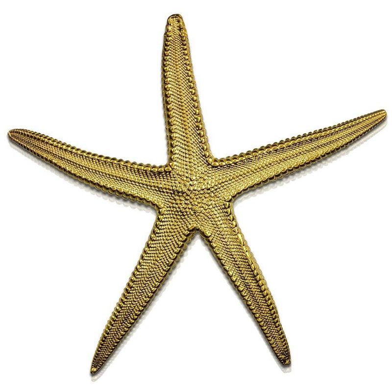extra large starfish enhancer gold vermeil gogo jewelry
