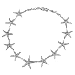 starfish necklace sterling silver gogo jewelry